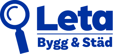 Leta bygg- och städservice logotyp